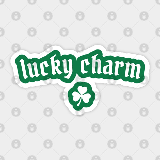 St Patricks Day - Lucky Charm Sticker by M.Y